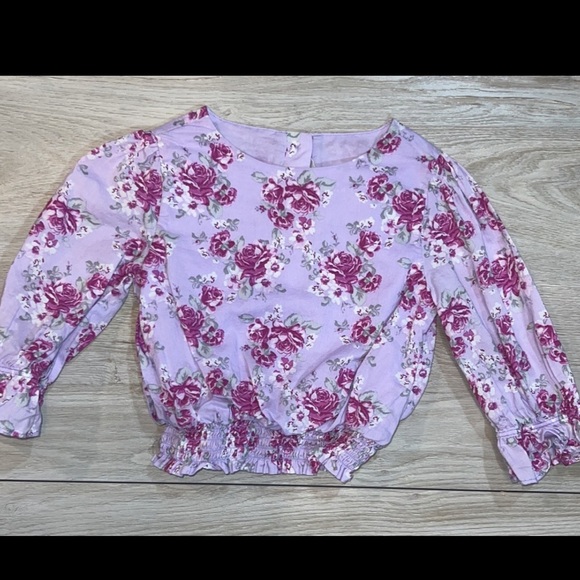 Janie and Jack Other - Janie and Jack Purple Floral Top Size 4T